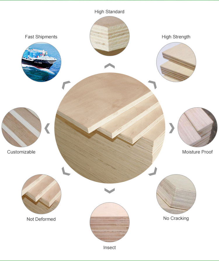 okoume furniture grade commercial plywood(图3)